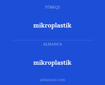mikroplastik - mikroplastik