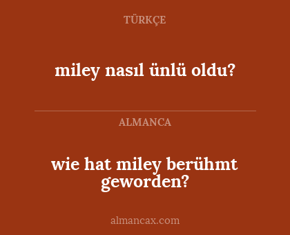 miley nasıl ünlü oldu? - wie hat miley berühmt geworden?