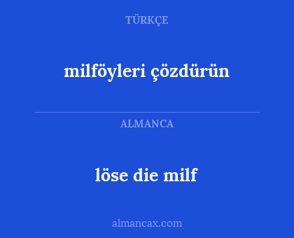 löse die milf - milföyleri çözdürün