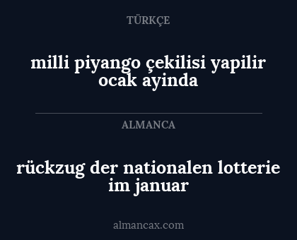 rückzug der nationalen lotterie im januar - milli piyango çekilisi yapilir ocak ayinda