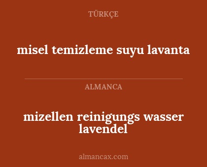 mizellen reinigungs wasser lavendel - misel temizleme suyu lavanta