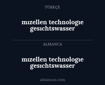 mızellen technologıe gesıchtswasser - mızellen technologıe gesıchtswasser