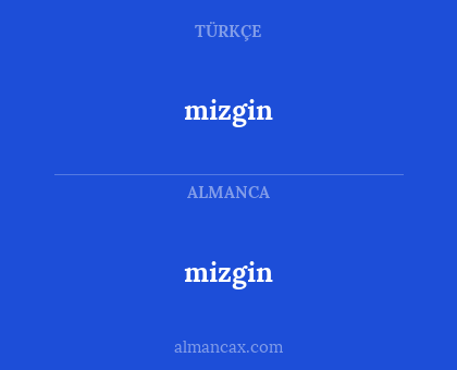 mizgin - mizgin