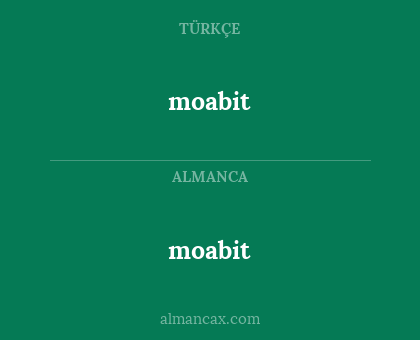 moabit - moabit