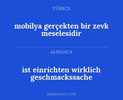 ist einrichten wirklich geschmackssache - mobilya gerçekten bir zevk meselesidir