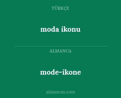 mode-ikone - moda ikonu