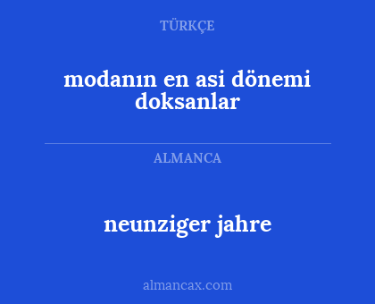 neunziger jahre - modanın en asi dönemi doksanlar