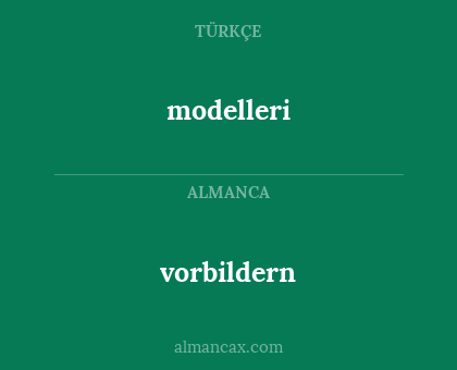 vorbildern - modelleri