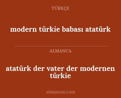 modern türkie babası atatürk - atatürk der vater der modernen türkie