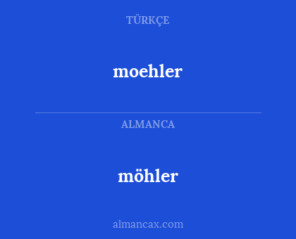 moehler - möhler