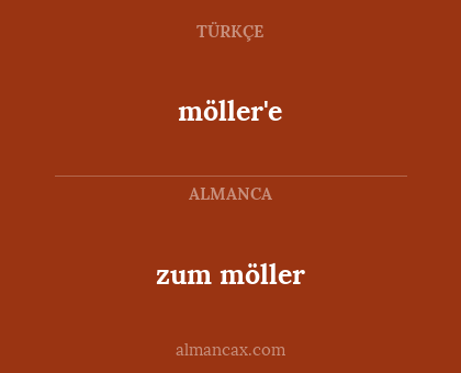 möller'e - zum möller