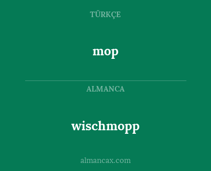 mop - wischmopp