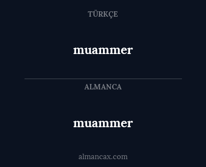 muammer - muammer