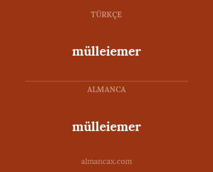 mülleiemer - mülleiemer