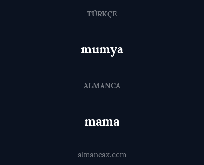 mama - mumya