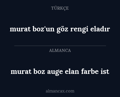 murat boz auge
elan farbe ist - murat boz'un göz
rengi eladır