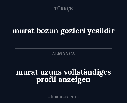 murat uzuns vollständiges profil anzeigen - murat bozun gozleri yesildir