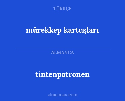 tintenpatronen - mürekkep kartuşları