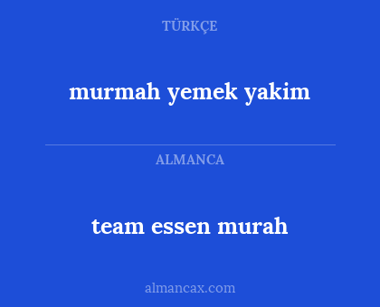 murmah yemek yakim - team essen murah
