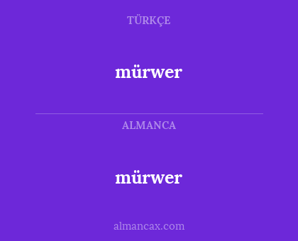 mürwer - mürwer