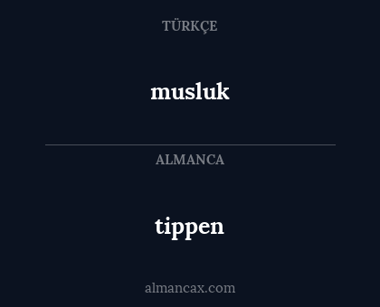 tippen - musluk
