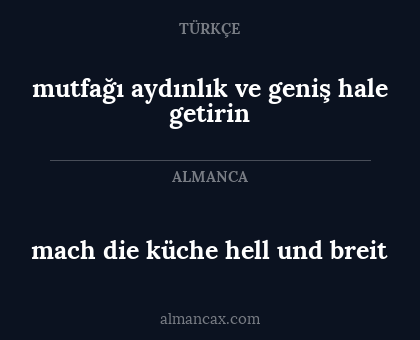 mach die küche hell und breit - mutfağı aydınlık ve geniş hale getirin