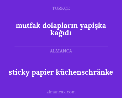 mutfak dolapların yapişka kağıdı - sticky papier küchenschränke
