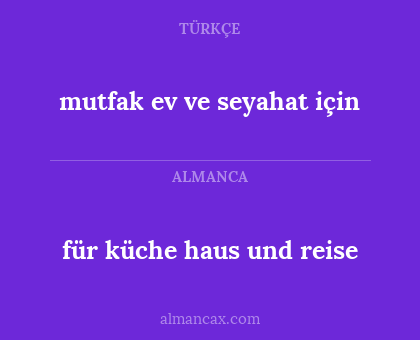 mutfak ev ve seyahat için - für küche haus und reise