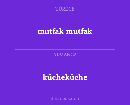 mutfak mutfak - kücheküche