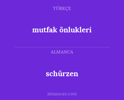 schürzen - mutfak önlukleri