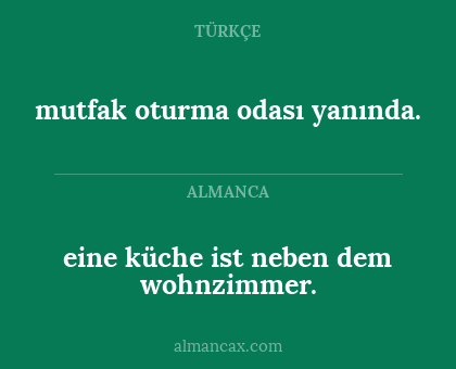eine küche ist neben dem wohnzimmer. - mutfak oturma odası yanında.