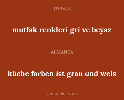 mutfak renkleri gri ve beyaz - küche farben ist grau und weis