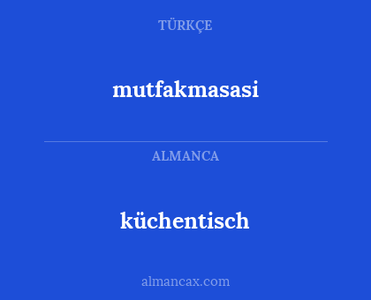 küchentisch - mutfakmasasi