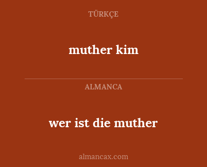 muther kim - wer ist die muther