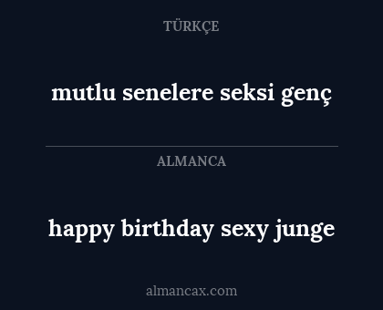 happy birthday sexy junge - mutlu senelere seksi genç