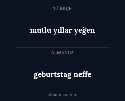 geburtstag neffe - mutlu yıllar yeğen