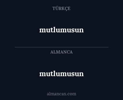 mutlumusun - mutlumusun