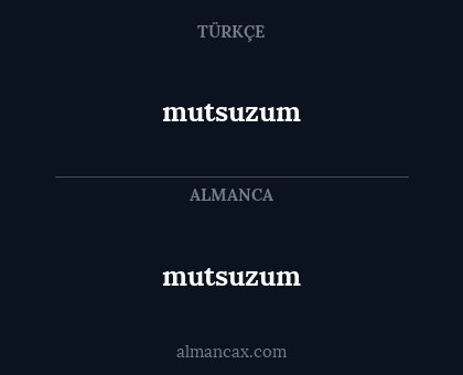 mutsuzum - mutsuzum