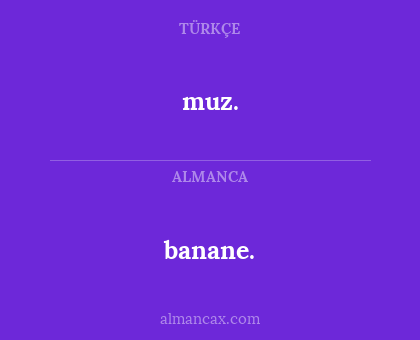 muz. - banane.