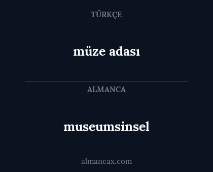 museumsinsel - müze adası