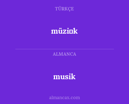 müzi̇k - musik