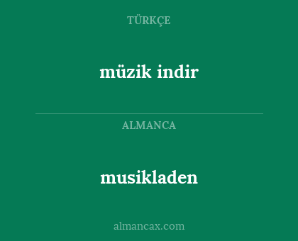 müzik indir - musikladen