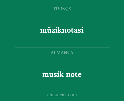müziknotasi - musik note
