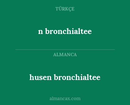 n bronchialtee - husen bronchialtee