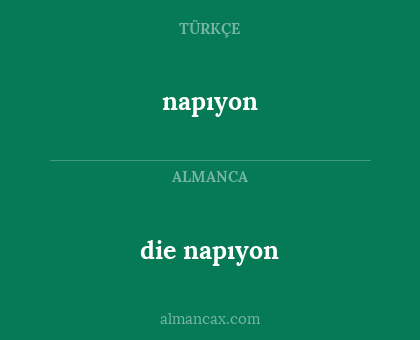 napıyon - die napıyon