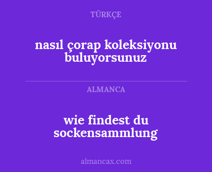 nasıl çorap koleksiyonu buluyorsunuz - wie findest du sockensammlung