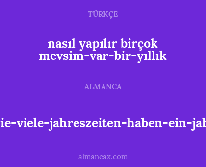 wie-viele-jahreszeiten-haben-ein-jahr - nasıl yapılır birçok mevsim-var-bir-yıllık