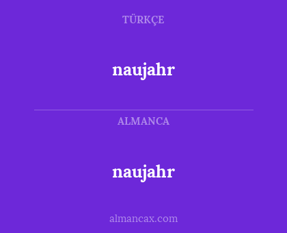 naujahr - naujahr