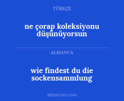 ne çorap koleksiyonu düşünüyorsun - wie findest du die sockensammlung