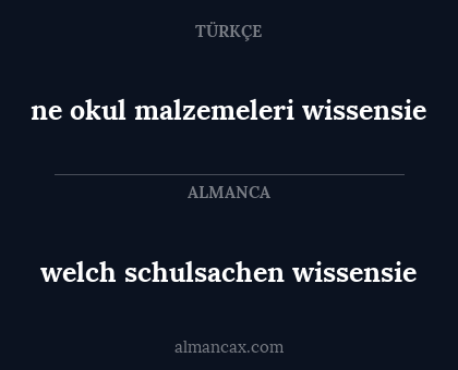welch schulsachen wissensie - ne okul malzemeleri wissensie